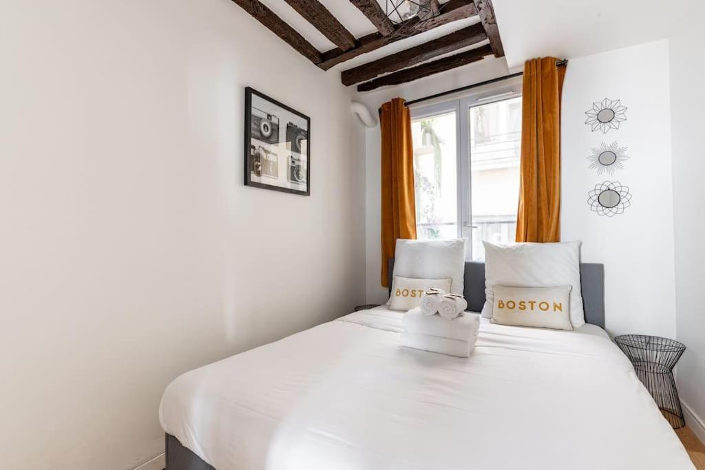 Grands Boulevards 22 : Appartement Cosy 1Br-4P Paris Bagian luar foto