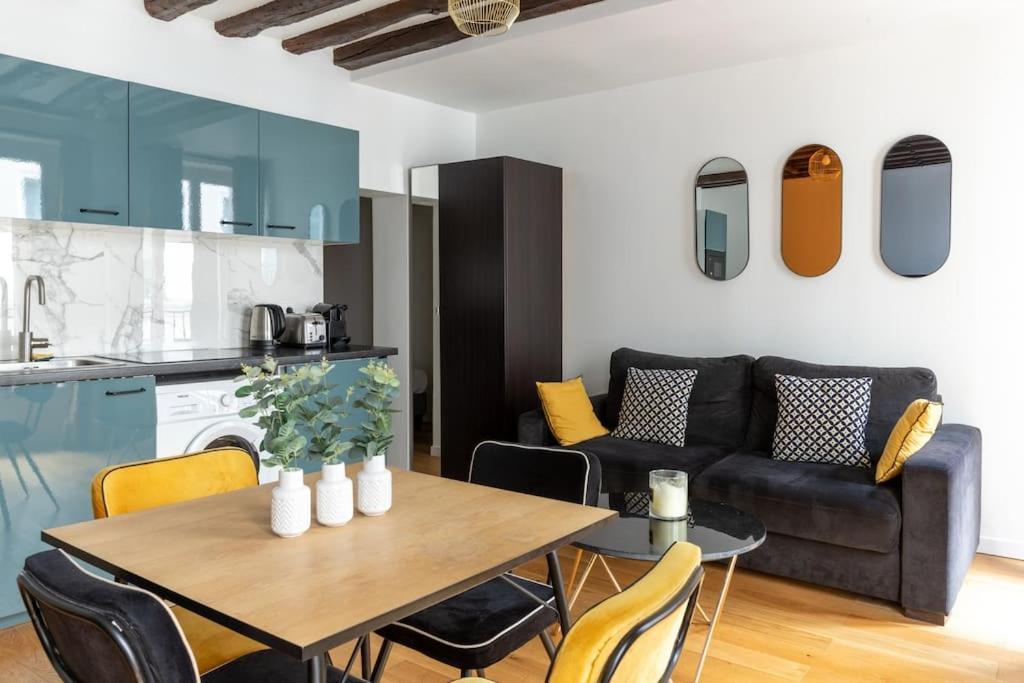Grands Boulevards 22 : Appartement Cosy 1Br-4P Paris Bagian luar foto